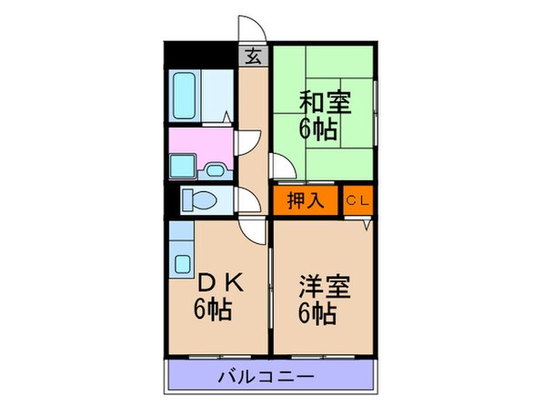 ガ－デンハイツ酉島の物件間取画像